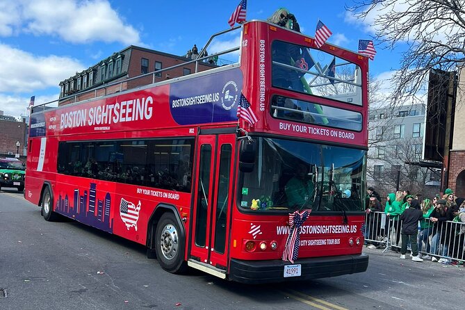 Boston Sightseeing Single Ride Pass With Double Decker Tour Bus - Boston Common, the Public Garden, and Chinatown