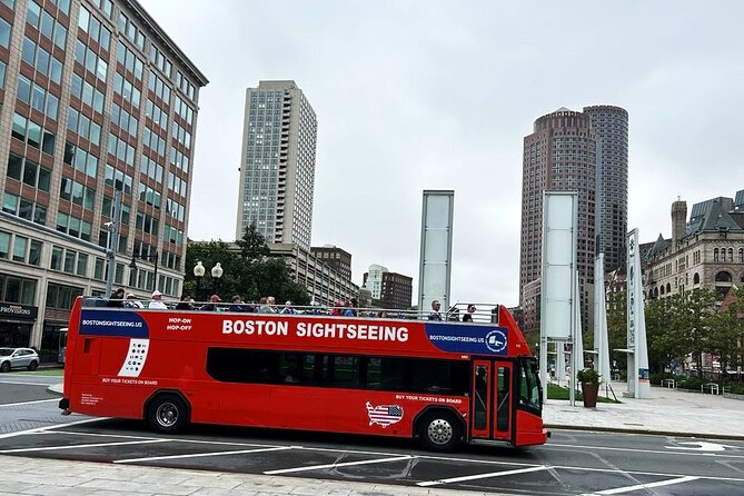 Boston Sightseeing Single Ride Pass With Double Decker Tour Bus - Old State House and the historic center