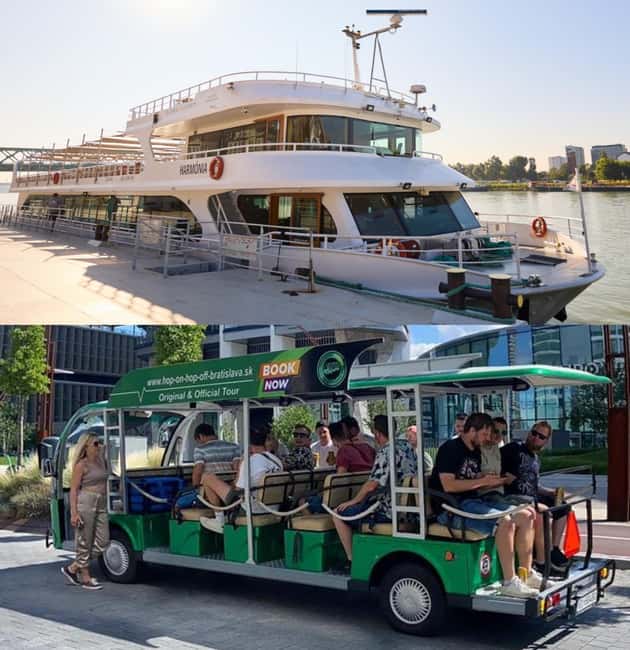 Bratislava: Hop-On Hop-Off Full Day+River Cruise & UFO tower - Bratislava Castle and the hilltop view