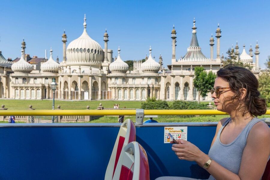 Brighton: City Sightseeing Hop-On Hop-Off Bus Tour - Pepper Pot and Brighton Racecourse