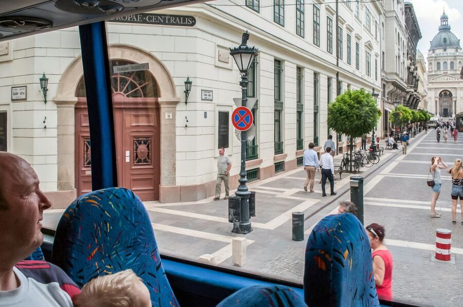 Budapest: Floating Bus Tour by Land and Water - The splash into the Danube