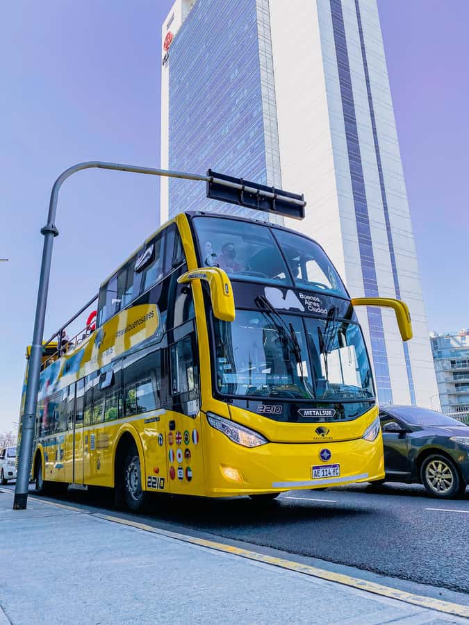 Buenos Aires Hop-On Hop-Off Bus and Exclusive Benefits - La Boca and Caminito, the colorful stop