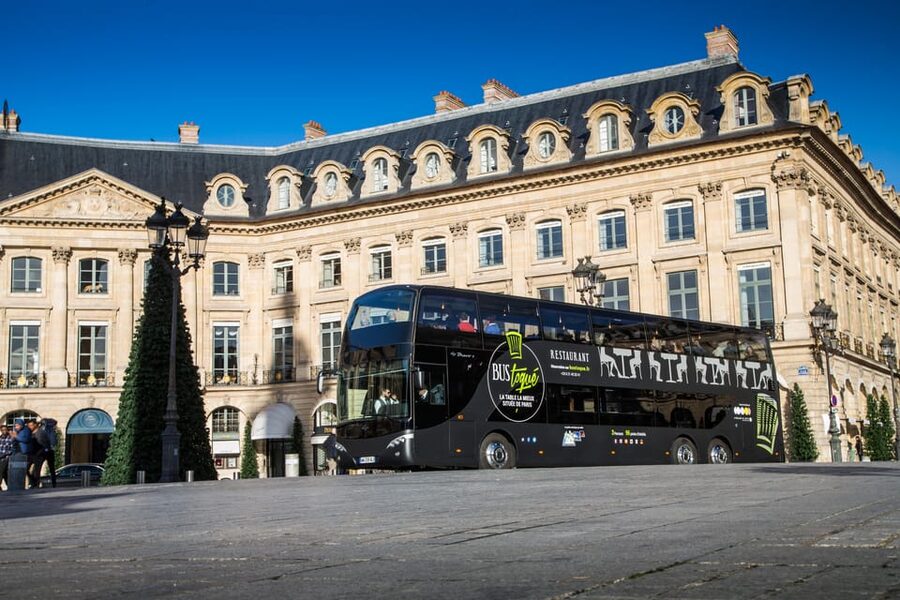 Bus Toqué Champs Elysées Tour w/ 3-Course Dinner & Champagne - What the Bus Toqué Champs Elysées tour is really like
