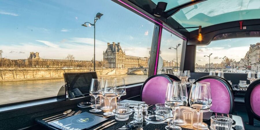 Bus Toqué Champs Elysées Tour w/ 3-Course Dinner & Champagne - Practical advice for a smoother ride