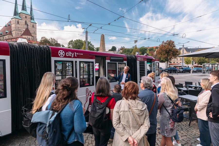 Bus tour through Erfurt's old town - Why this short Erfurt tour works well