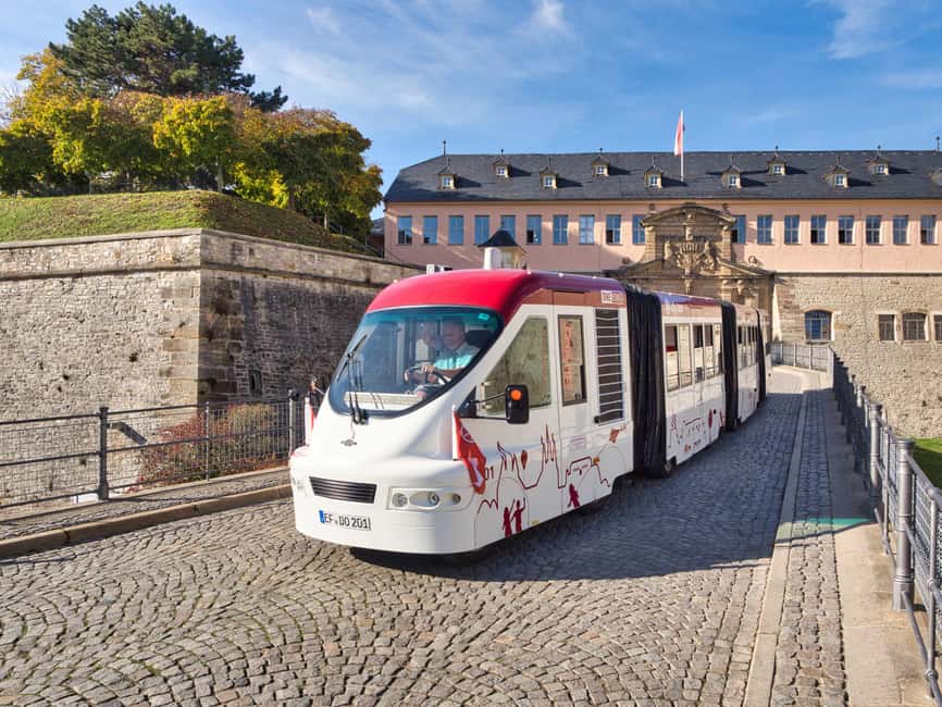 Bus tour through Erfurt's old town - Starting at Domplatz-Süd beside the cathedral hill