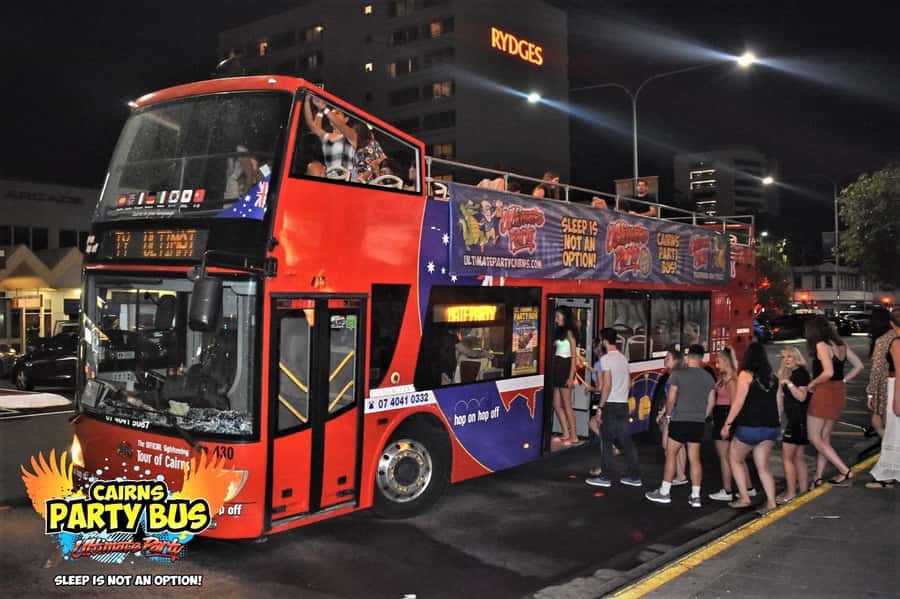 Cairns: Ultimate Party Bus with drinks included - What the party bus adds to a Cairns night
