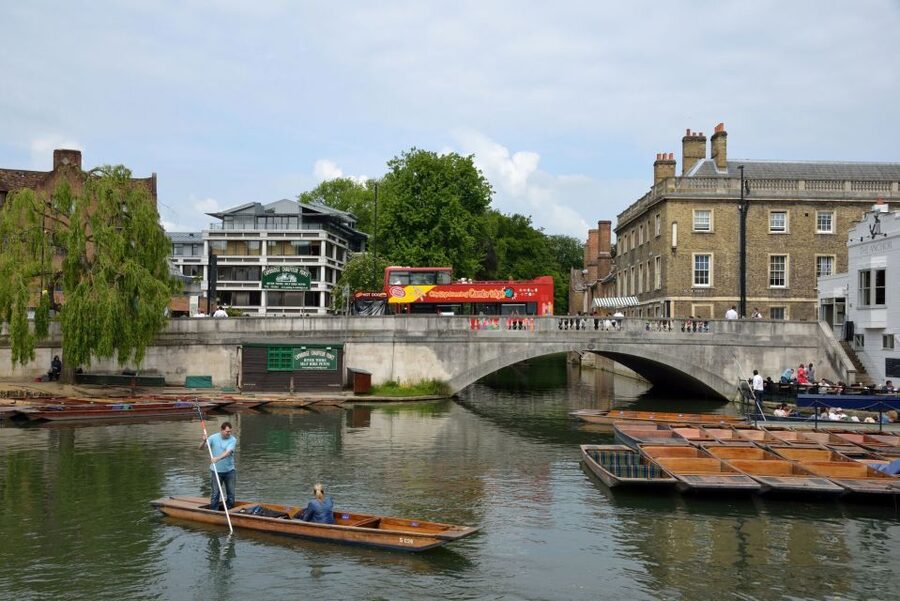 Cambridge: City Sightseeing Hop-On Hop-Off Bus Tour - Downing Street, museums, and the old university center