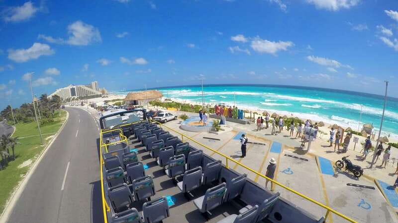 Cancun: Hop-On-Hop-Off Sightseeing Bus Tour - Centro Circuit, Parks, Markets, and City Life