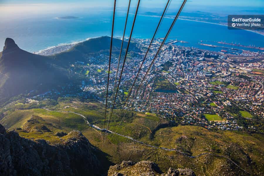 Cape Town: Table Mountain Cable Car, Hop-On Hop-Off Bus Tour - Riding the Table Mountain Aerial Cableway