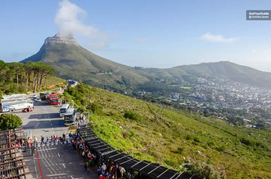 Cape Town: Table Mountain Cable Car, Hop-On Hop-Off Bus Tour - Handling queues, wind, and cloud