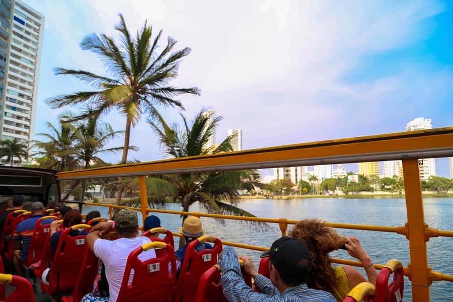 Cartagena: City Sightseeing Hop-On Hop-Off Bus Tour & Extras - Bocagrande, the bay, and Cartagena’s modern side