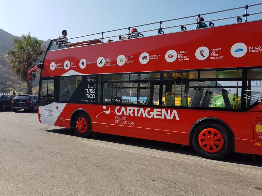 Cartagena, Spain: Panoramic Double-Decker Bus Tour - Waterfront views and Cartagena’s shore batteries