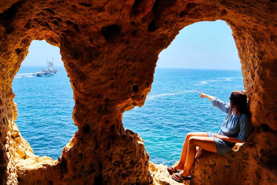 Carvoeiro, Algar Seco, and Ferragudo - Bus Tour - Algar Seco and the Doll’s Cave window