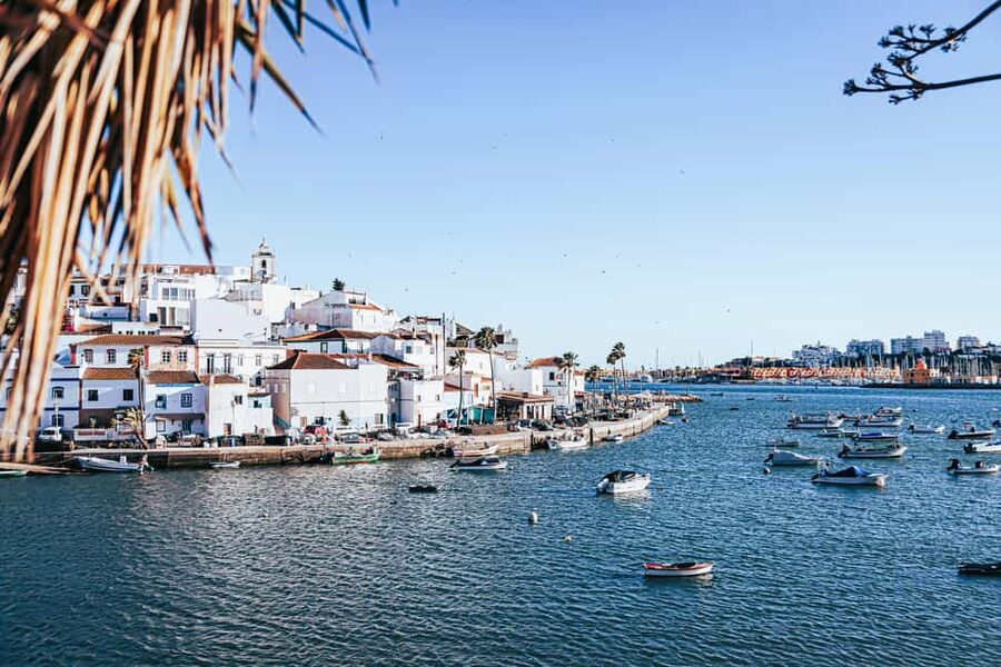 Carvoeiro, Algar Seco, and Ferragudo - Bus Tour - Praia da Marinha: 55 minutes above the Atlantic