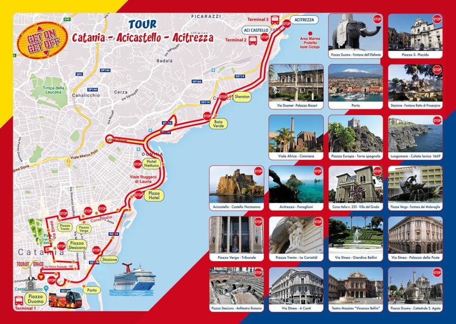 Catania: Hop-On Hop-Off Bus Tour to Acicastello & Acitrezza - Key points about the Catania coastal bus