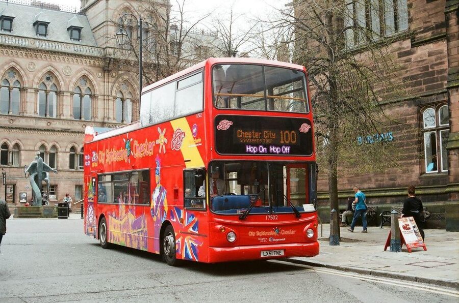Chester: City Sightseeing Hop-On Hop-Off Bus Tour - Chester Racecourse and views beyond the walls