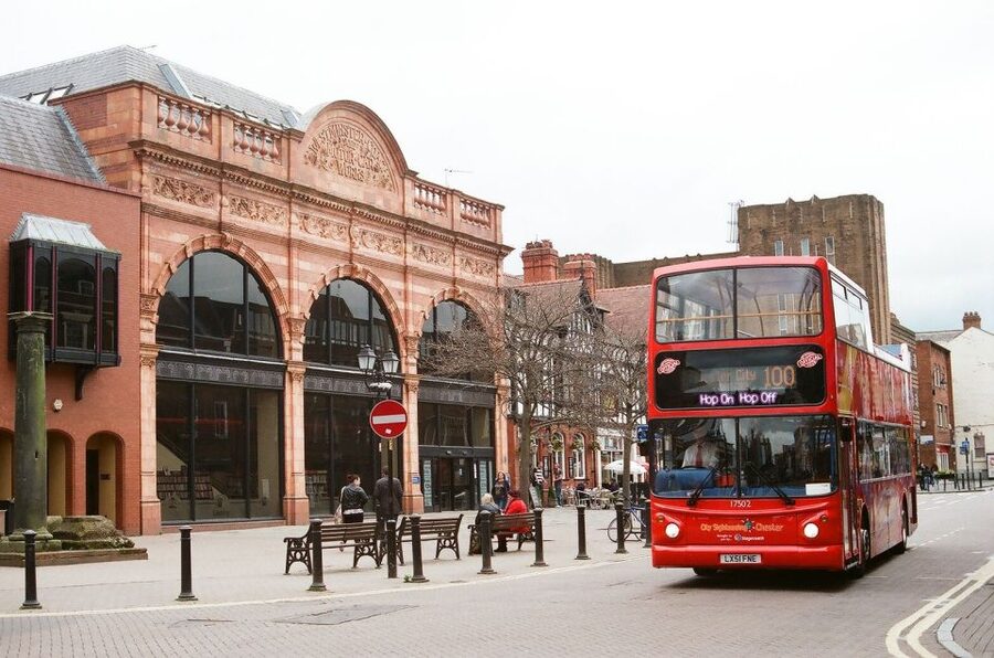 Chester: City Sightseeing Hop-On Hop-Off Bus Tour - The 13-stop route, from station to city center