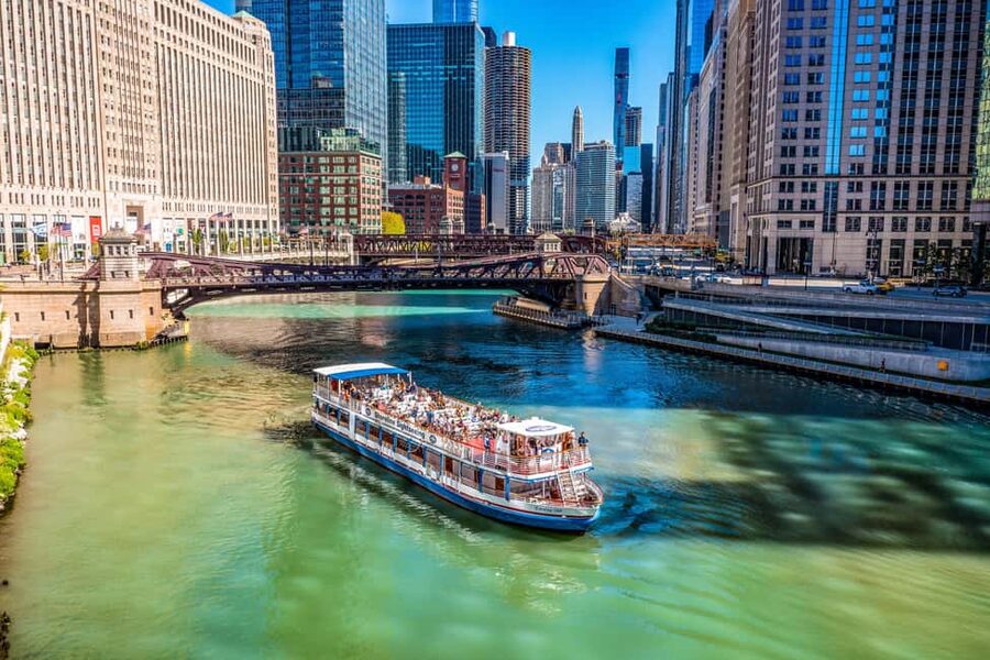 Chicago: Architecture River Tour and Hop-on Hop-off Bus Tour - Navy Pier, Tribune Tower, and the Magnificent Mile