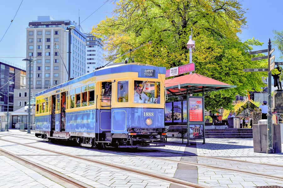 Christchurch: Hop-On Hop-Off Tour by Vintage Tram - Riverside Market brings food and city life together
