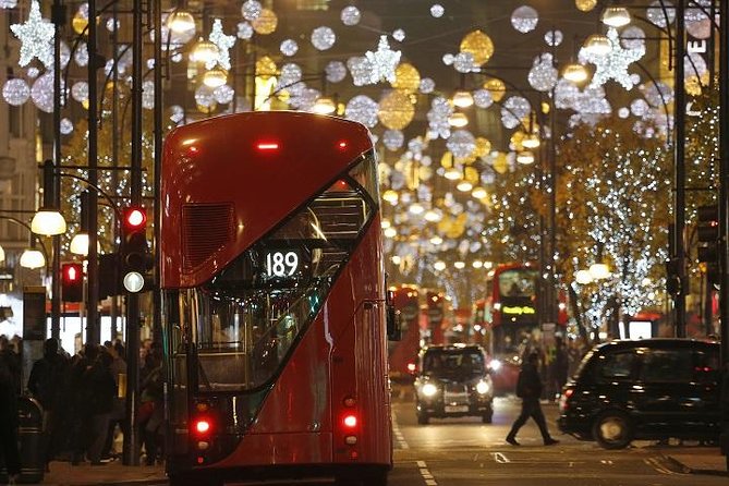 Christmas Lights Afternoon Tea Bus Tour - Oxford Street and the changing city view