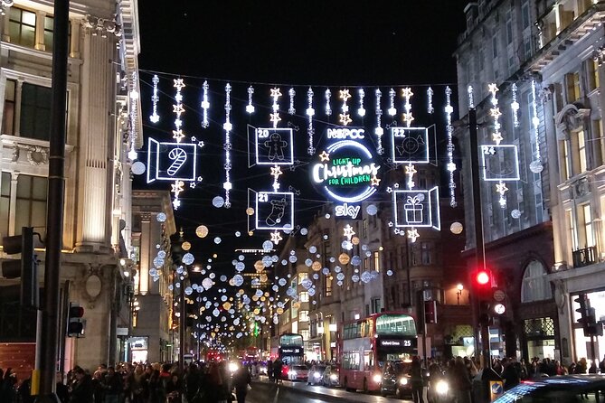 Christmas Lights Open-Top Bus Tour - A quick ride through London’s Christmas heart