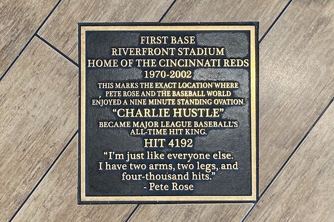 Cincinnati Ballparks & Breweries Bus Tour - Crosley Field, where the old stadium has faded