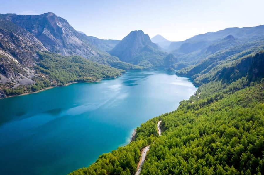 City of Side: Cabrio Bus & Green Lake Boat Tour with Lunch - Manavgat Waterfall requires a small extra payment