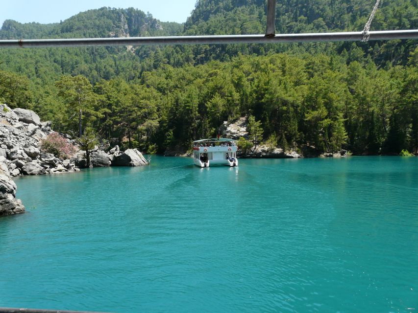 City of Side: Green Lake Boat and Cabrio Bus Tour - The one-hour Green Lake boat ride