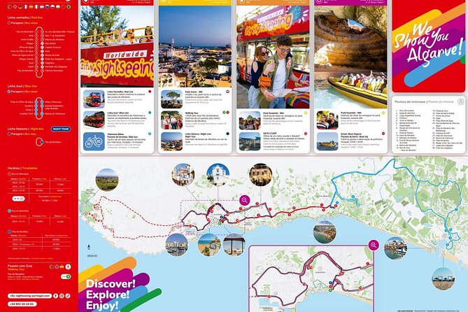 City Sightseeing Albufeira Hop-On Hop-Off Bus Tour - The Blue Line to Vilamoura