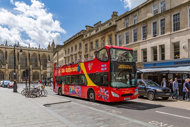 City Sightseeing Bath Hop-On Hop-Off Bus Tour - Bath Abbey and the central stops