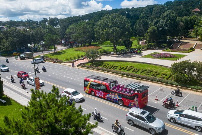 City Sightseeing Da Lat Hop-On Hop-Off Bus Tour - Stop 3: Bao Dai Palace III from the parking lot