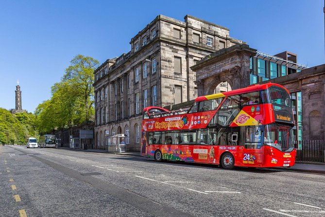 City Sightseeing Edinburgh Hop-On Hop-Off Bus Tour + Kids Go Free - Stops 13, 14, and 15: Abbeyhill Crescent, Regent Road, and Burns Monument