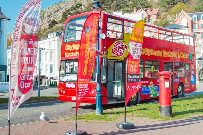 City Sightseeing Llandudno Hop-On Hop-Off Bus Tour - West Shore: a useful pause away from the pier