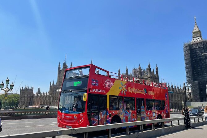 City Sightseeing London Hop-On Hop-Off Bus Tour & Bookable Extras - Red Route: London’s big sights in one loop