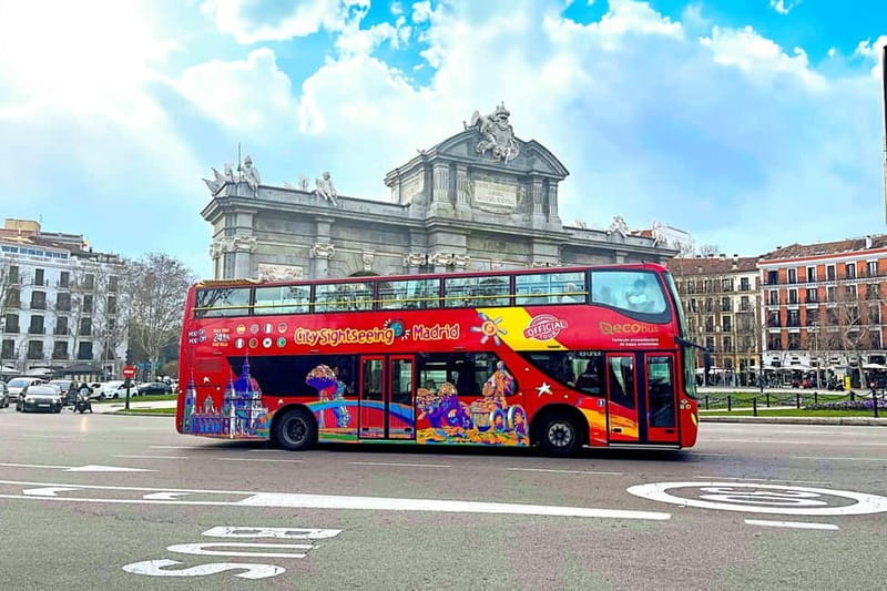 City Sightseeing Madrid Panoramic Bus Tour & Bookable Extras - Seeing Madrid from the upper deck