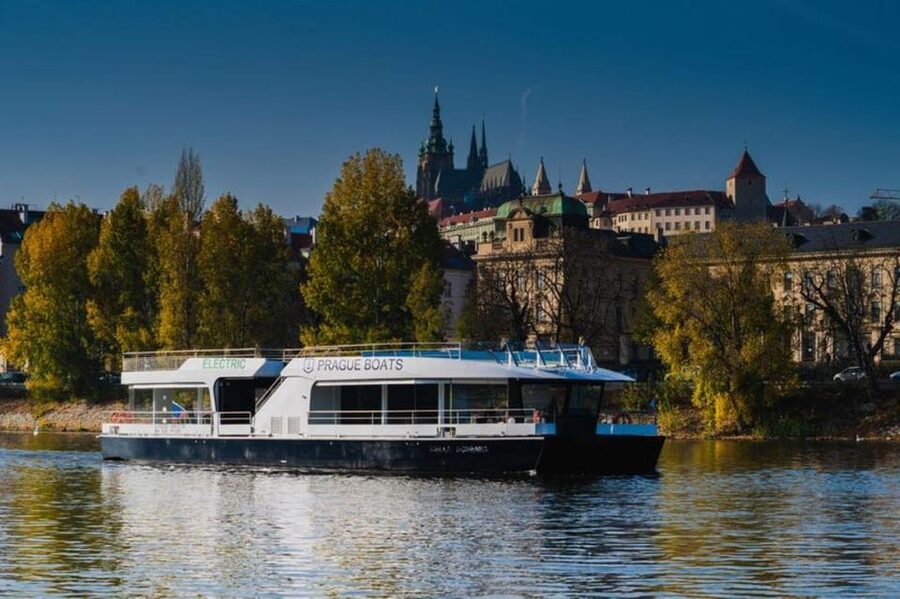 City Sightseeing Prague HOHO Bus, Castle Tour + River Cruise - The Blue Line: Republic Square to the river