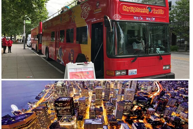 City Sightseeing Seattle HOHO Bus Tour + Bookable Extras - Starting at Seattle Center and the waterfront