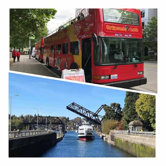 City Sightseeing Seattle: HOHO Bus Tour + Locks Cruise - Start at Seattle Center and the Space Needle