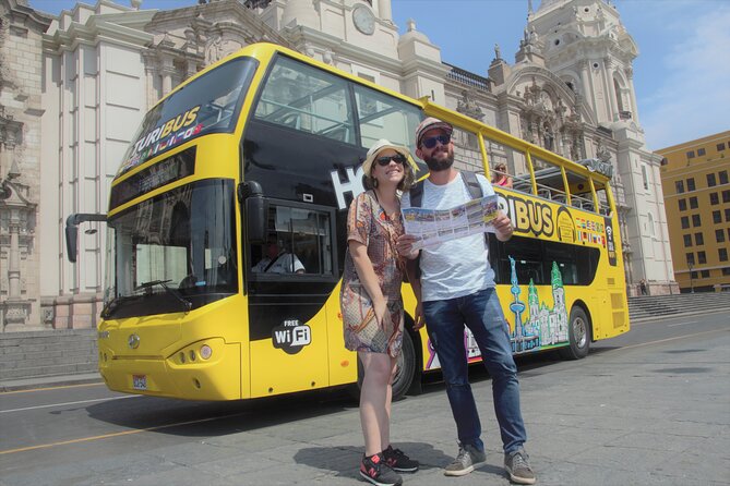 City Tour Panoramic Bus Departure from Larcomar - Jirón de la Unión and the Municipal Palace