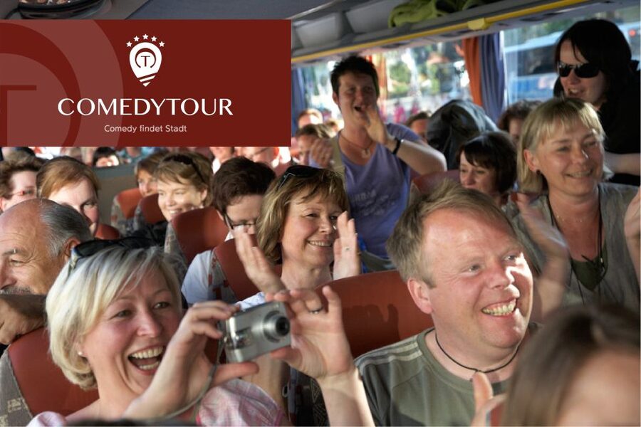 Cologne: 1.5-Hour Comedy Bus Tour - A moving comedy stage at Gereonstraße 16
