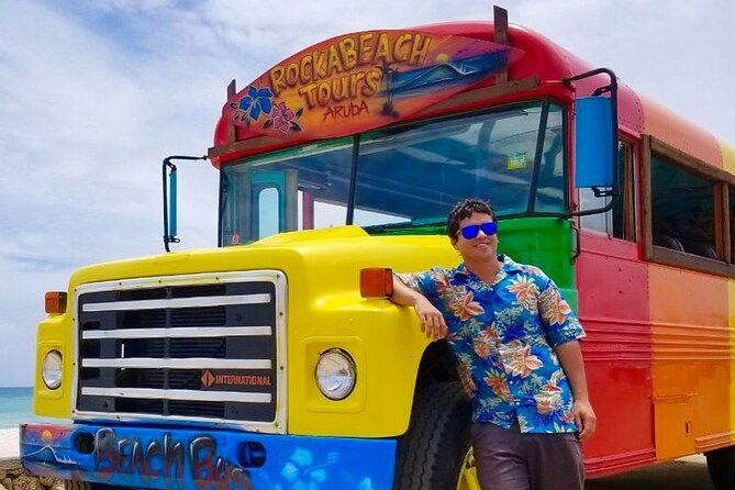 Colorful Beach Bus Sightseeing Tour of Aruba - Natural Bridge: Aruba’s Rough North Side