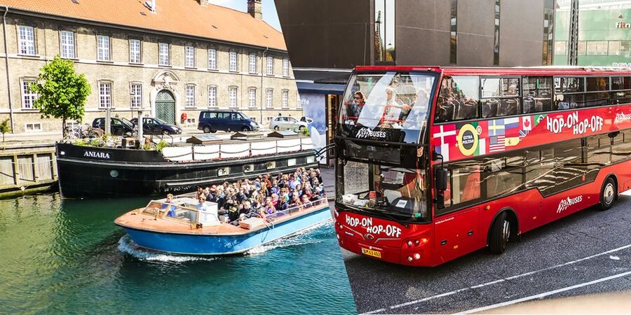Copenhagen: Hop-On Hop-Off Bus Tour with Boat Tour Option - The central Copenhagen stops