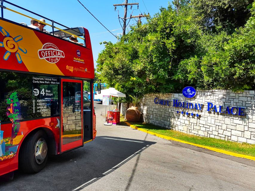 Corfu: City Sightseeing Hop-On Hop-Off Bus Tour - Kanoni, Panagia Vlaherna, and Pondikonissi