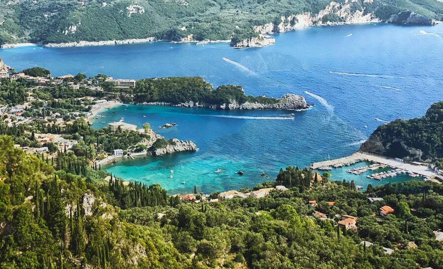 Corfu: Shore & Shared – Palaiokastritsa, Lakones, Kratsalo - The optional boat ride to caves and grottoes