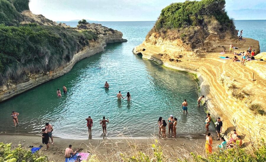 Corfu: Shore & Shared Tour – Kassiopi & Canal d’Amour - The optional boat ride adds a wider view
