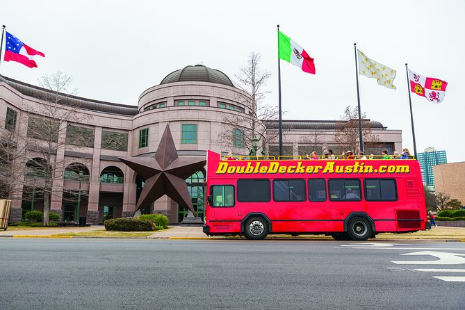Double Decker Austin Single Loop Sightseeing Tour - Starting at the Austin Visitor Center on East Fifth Street