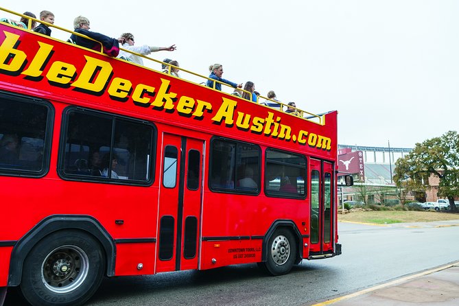 Double Decker Austin Single Loop Sightseeing Tour - East Sixth Street and the first taste of downtown Austin