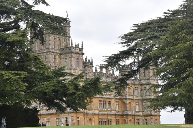 Downton Abbey and Village Coach Tour from London with Highclere - Walking through Bampton, the real Downton Village