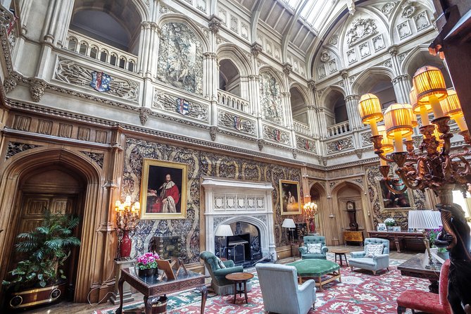 Downton Abbey and Village Coach Tour from London with Highclere - Entering Highclere Castle